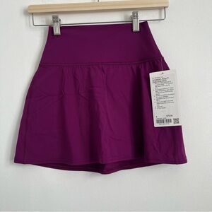 NWT 🆕 Lululemon Align High-Rise Skirt Skort Chilled Grape Purple US 4